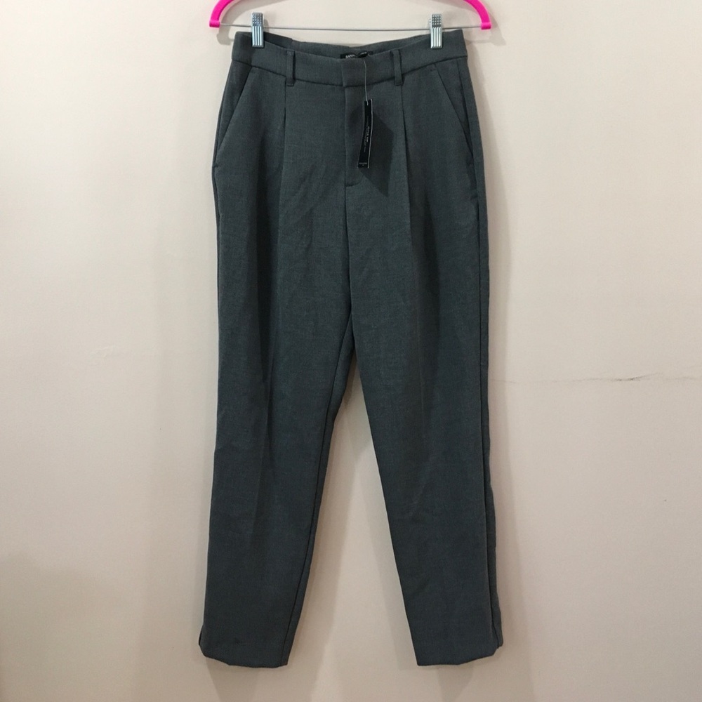 Banana Republic Women 6 Tapered Pleated Pants  Grey Classic Old Money Work New